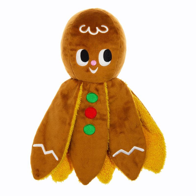slide 1 of 4, BARK Howly Jowly Holidays Happy Olliedays Plush Dog Toy, 1 ct