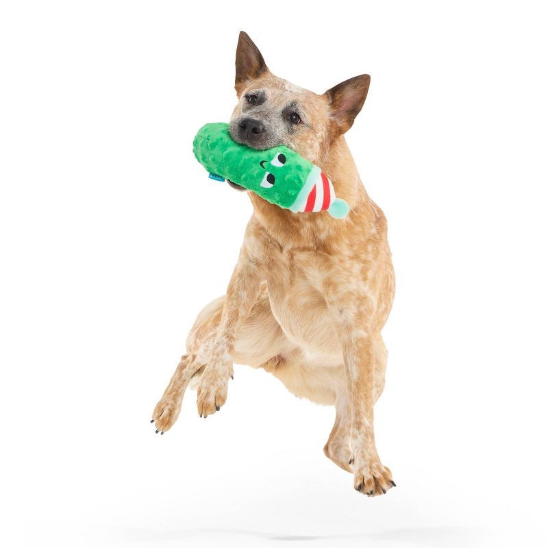 slide 4 of 4, BARK Howly Jowly Holidays Jolly Old St. Pick Food Shaped Plush Dog Toy, 1 ct