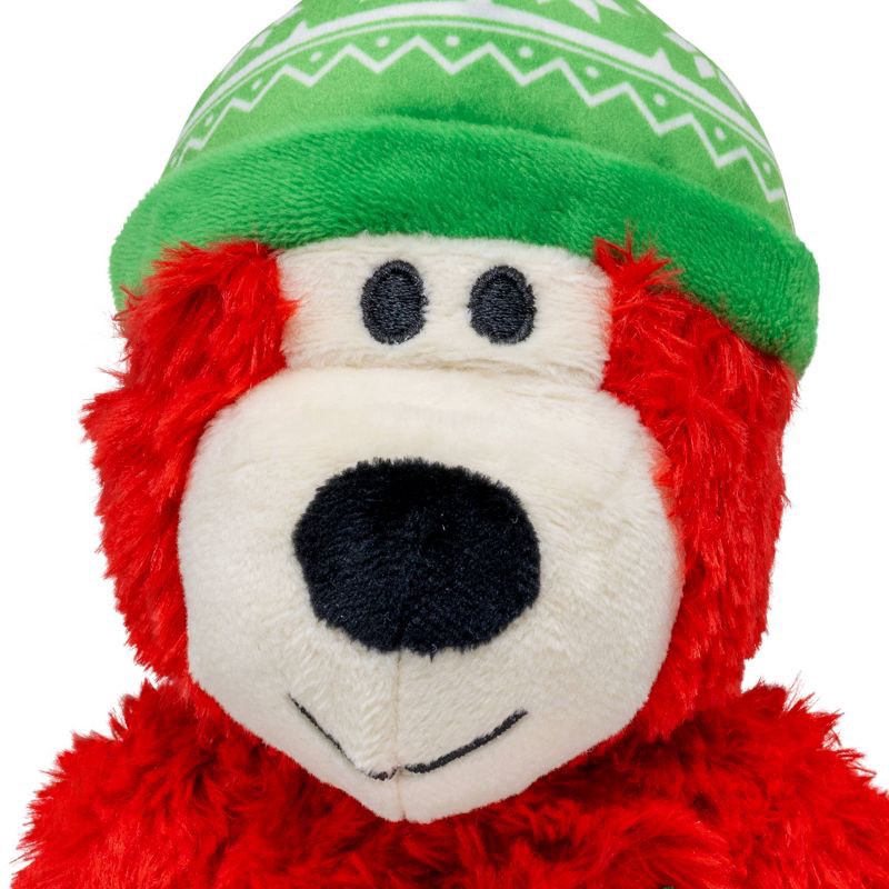 slide 5 of 5, KONG Holiday Wild Knots Bear Animal Dog Toy - Red, 1 ct