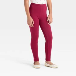 Girls' Cozy Leggings - Cat & Jack™ Red M