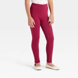 Girls' Cozy Leggings - Cat & Jack™ Red M