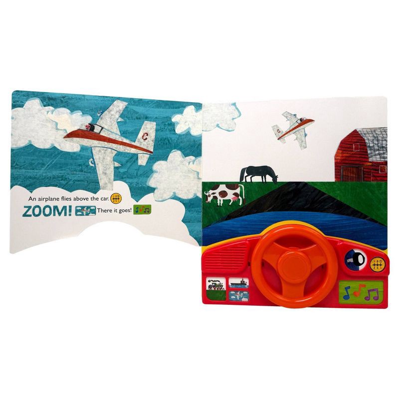 slide 4 of 6, World of Eric Carle: Here We Go! Steering Wheel Sound Board Book (Board Book), 1 ct