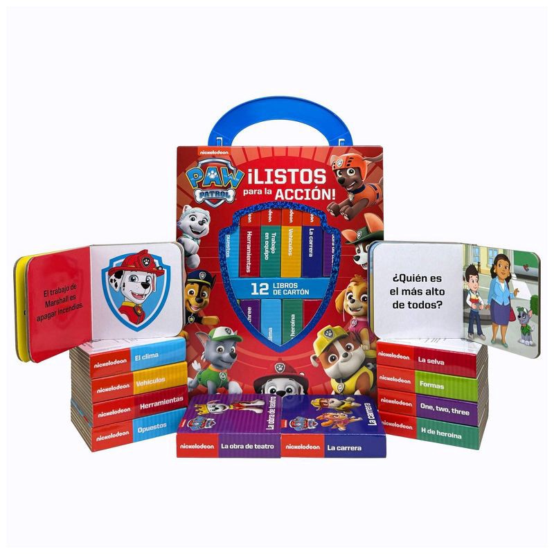 slide 2 of 19, PAW Patrol Spanish My First Library 12 Book Set (Board Book), 1 ct
