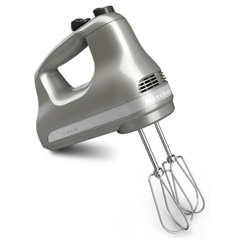 slide 1 of 3, KitchenAid Ultra Power 5-Speed Hand Mixer Contour Silver, 1 ct