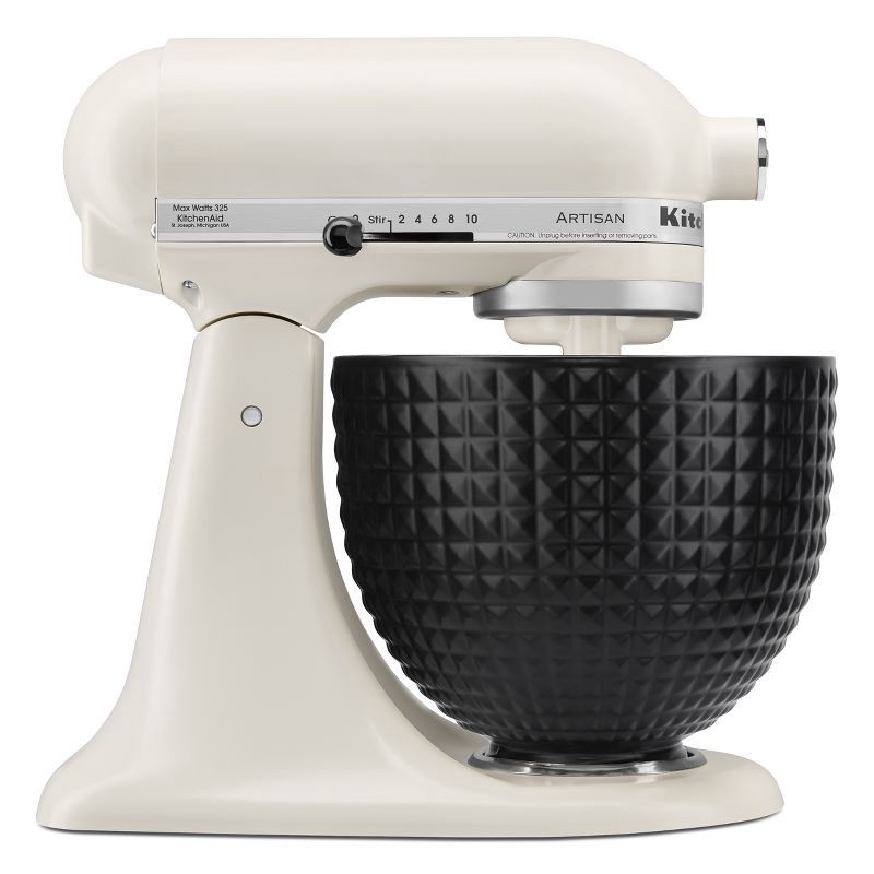 slide 2 of 3, KitchenAid 5qt Black Studded Ceramic Bowl, 5 qt