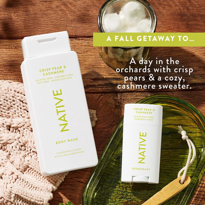 slide 7 of 11, Native Limited Edition Fall Getaway Body Lotion - Crisp Pear & Cashmere - 16.5 fl oz, 16.5 fl oz