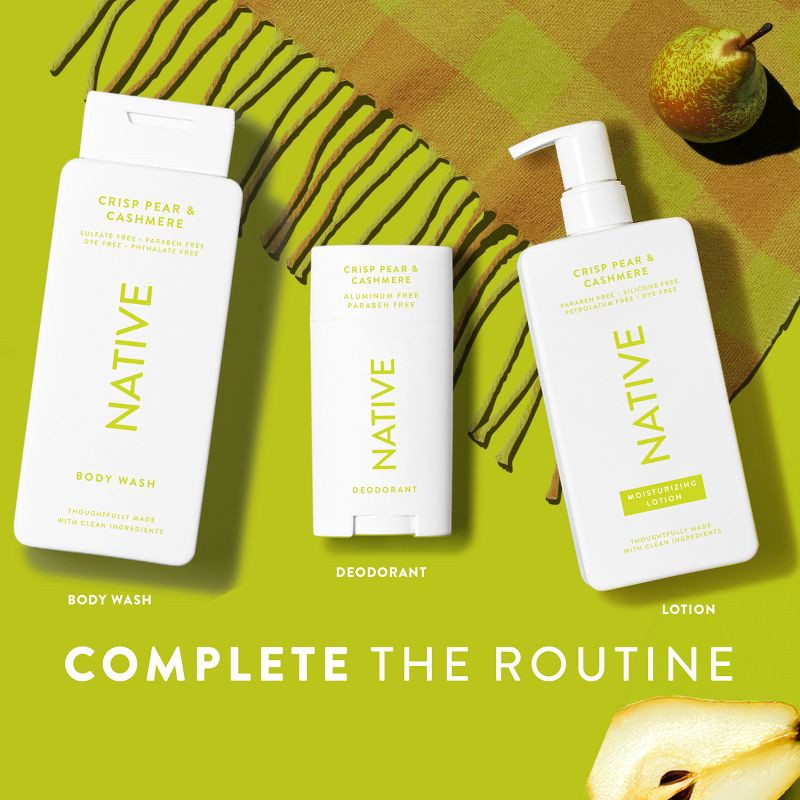 slide 8 of 11, Native Limited Edition Fall Getaway Body Lotion - Crisp Pear & Cashmere - 16.5 fl oz, 16.5 fl oz