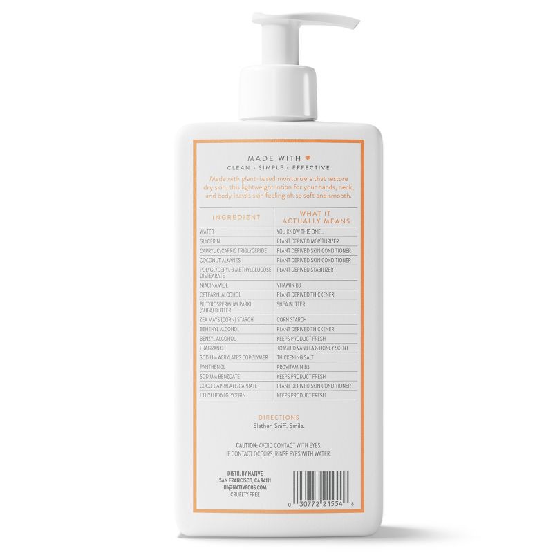 slide 12 of 12, Native Limited Edition Fall Getaway Body Lotion - Toasted Vanilla & Honey - 16.5 fl oz, 16.5 fl oz