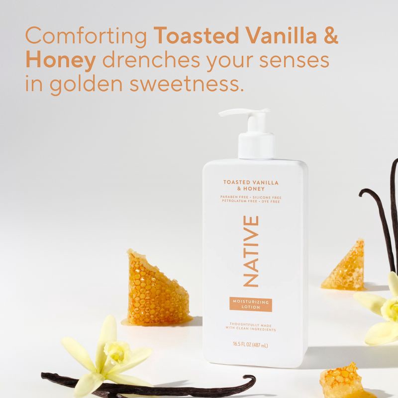 slide 4 of 12, Native Limited Edition Fall Getaway Body Lotion - Toasted Vanilla & Honey - 16.5 fl oz, 16.5 fl oz