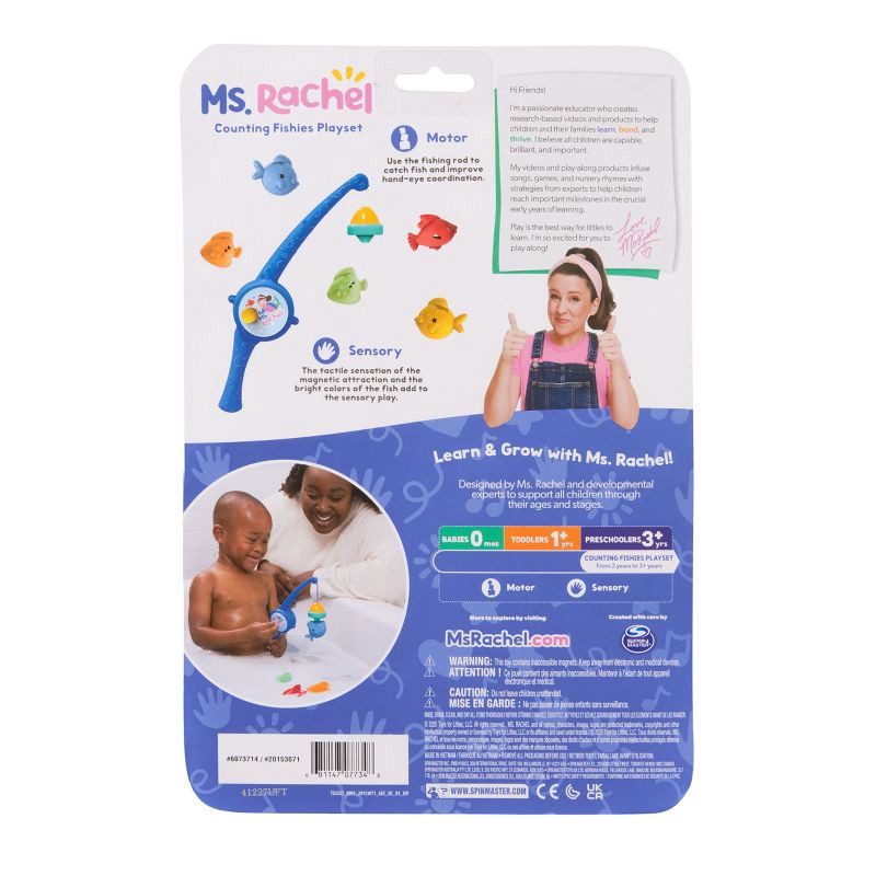 slide 7 of 9, Ms. Rachel 5 Little Fishes - 6pc, 6 ct