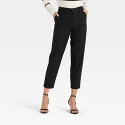 Women's Tapered Ankle Pants - A New Day™ Black 14