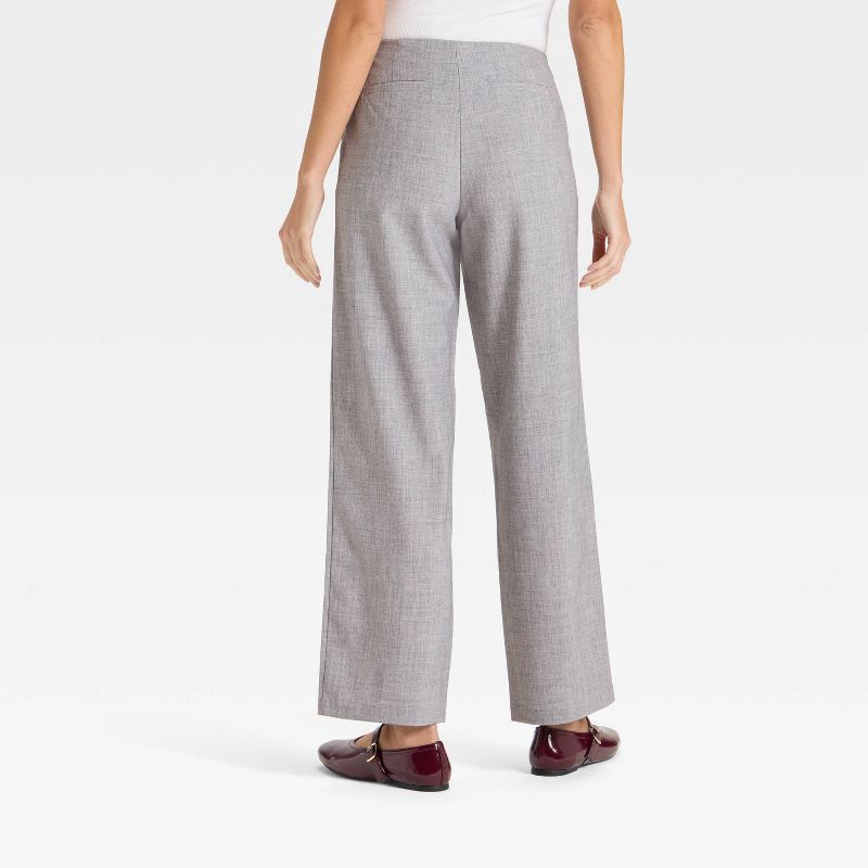 slide 2 of 3, Women's Mid-Rise Bootcut Pants - A New Day™ Gray 10, 1 ct