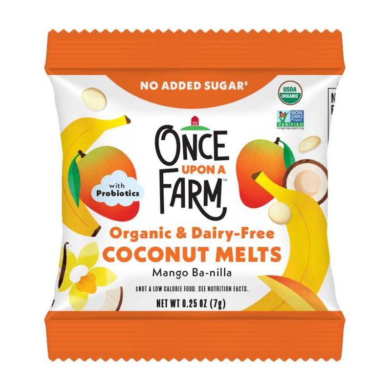 slide 2 of 12, Once Upon a Farm Coconut Melts Variety Pack Baby Snack - 2.5oz/10ct, 2.5 oz, 10 ct