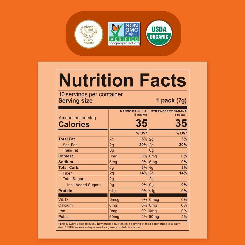 slide 2 of 13, Once Upon a Farm Coconut Melts Variety Pack Baby Snack - 2.5oz/10ct, 2.5 oz, 10 ct