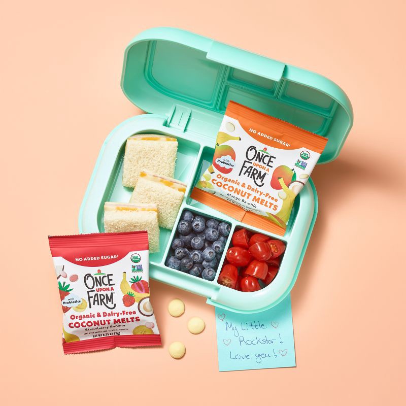slide 3 of 13, Once Upon a Farm Coconut Melts Variety Pack Baby Snack - 2.5oz/10ct, 2.5 oz, 10 ct