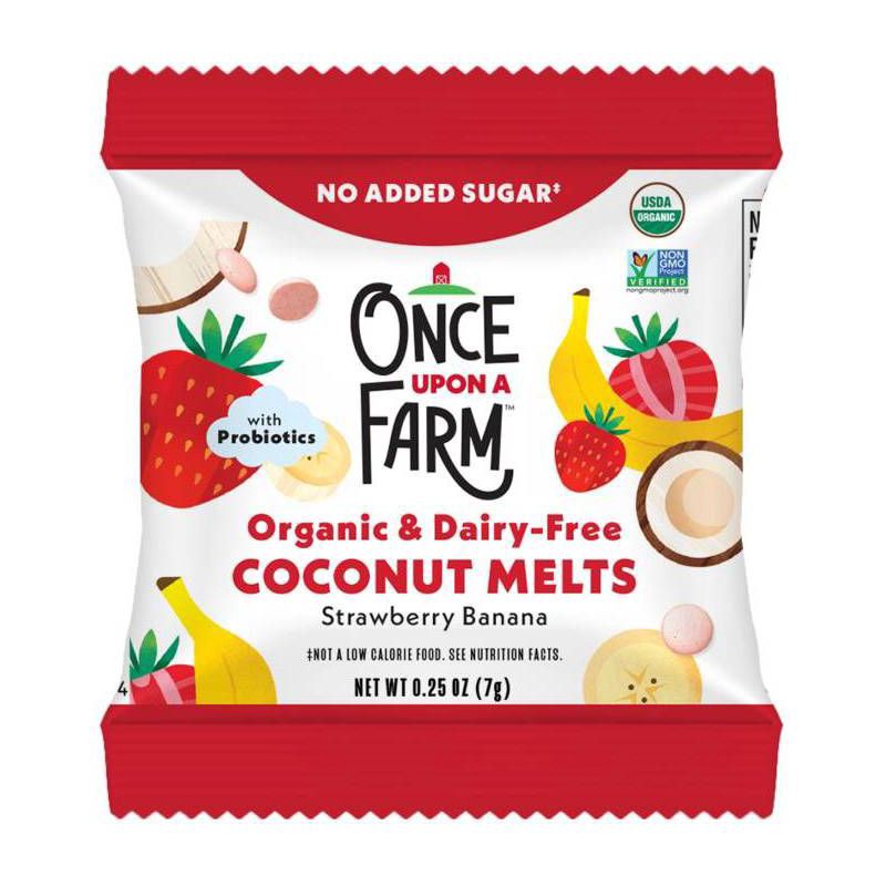 slide 4 of 12, Once Upon a Farm Coconut Melts Variety Pack Baby Snack - 2.5oz/10ct, 2.5 oz, 10 ct