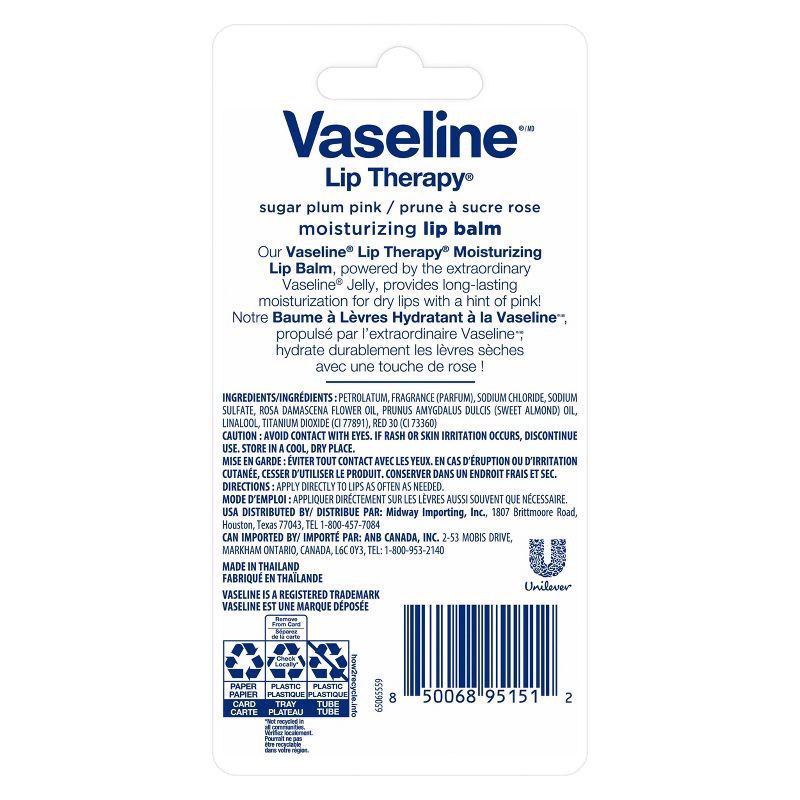 slide 2 of 7, Vaseline Holiday Limited Edition Lip Balm - Sugar Plum - 2pk, 2 ct