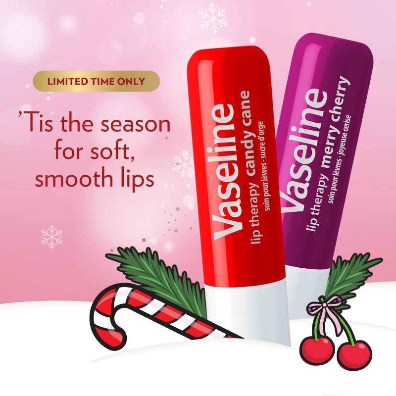slide 4 of 6, Vaseline Holiday Limited Edition Lip Therapy Stick - Flavors Collection - 4pk, 4 ct