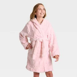 Girls&#x27; Hearts Robe - Cat &amp; Jack™ Pink L