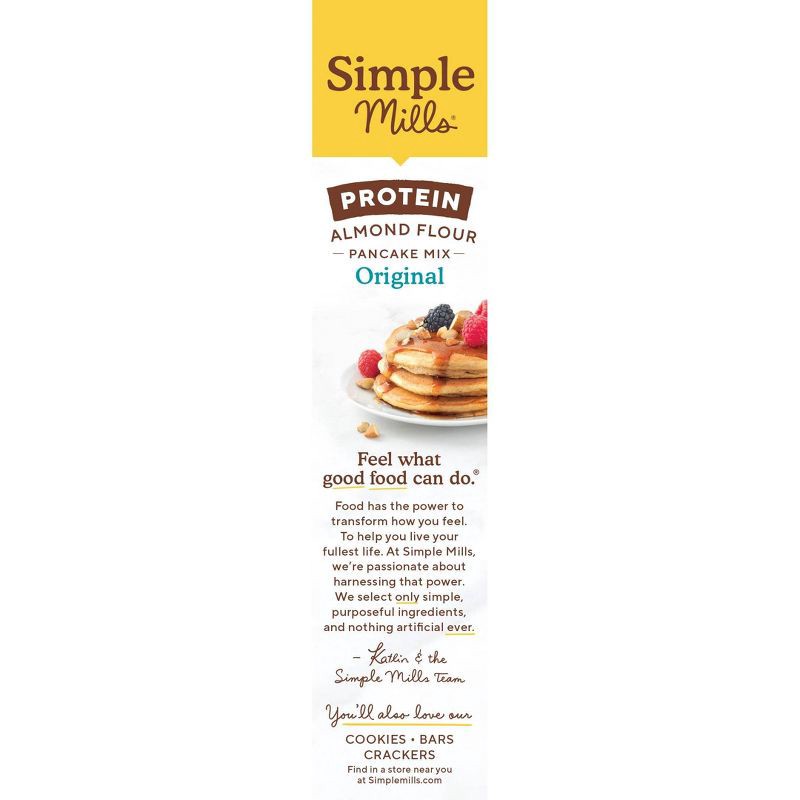 slide 3 of 5, Simple Mills Just-Add-Water Original Protein Almond Flour Pancake Mix - 10.4oz, 10.4 oz
