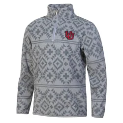 NCAA Utah Utes Boys' Quarter Zipped Sweatshirt -M