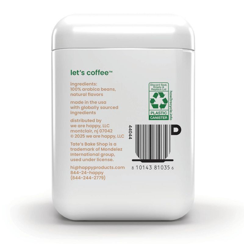 slide 2 of 5, Happy Tate's Chocolate Chip Flavored Medium Roast Ground Coffee - 12oz, 12 oz