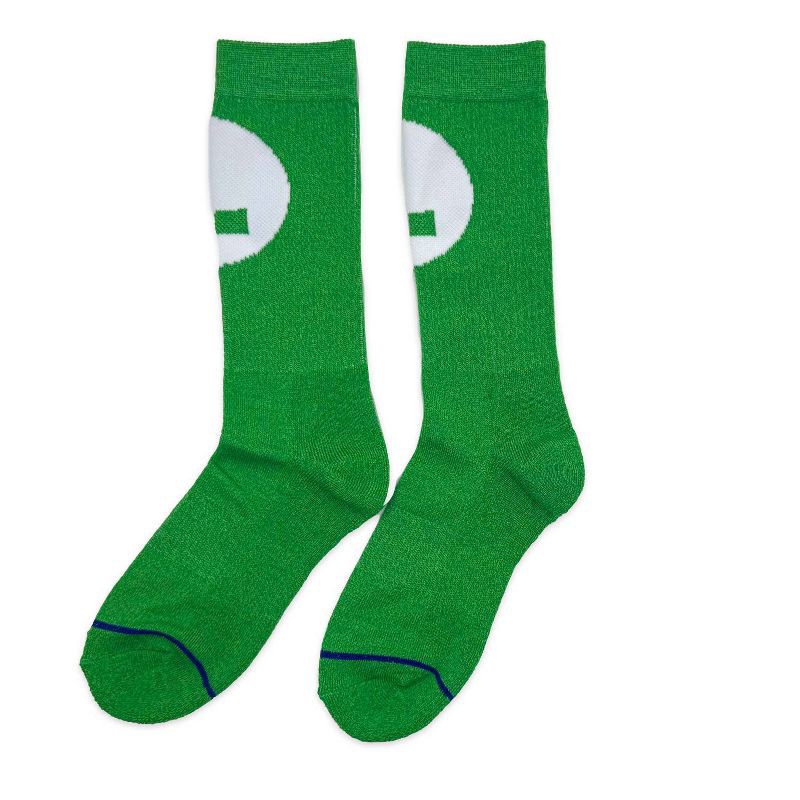 slide 6 of 7, Nintendo Mario & Luigi 2pk Athletic Socks, 2 ct