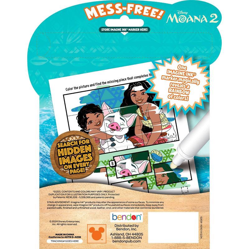 slide 2 of 5, Bendon Moana 2 Imagine Ink Book, 1 ct