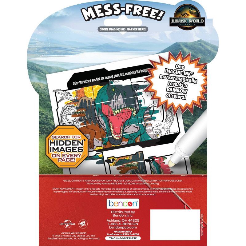 slide 2 of 5, Bendon Jurassic World Rebirth Imagine Ink Book, 1 ct