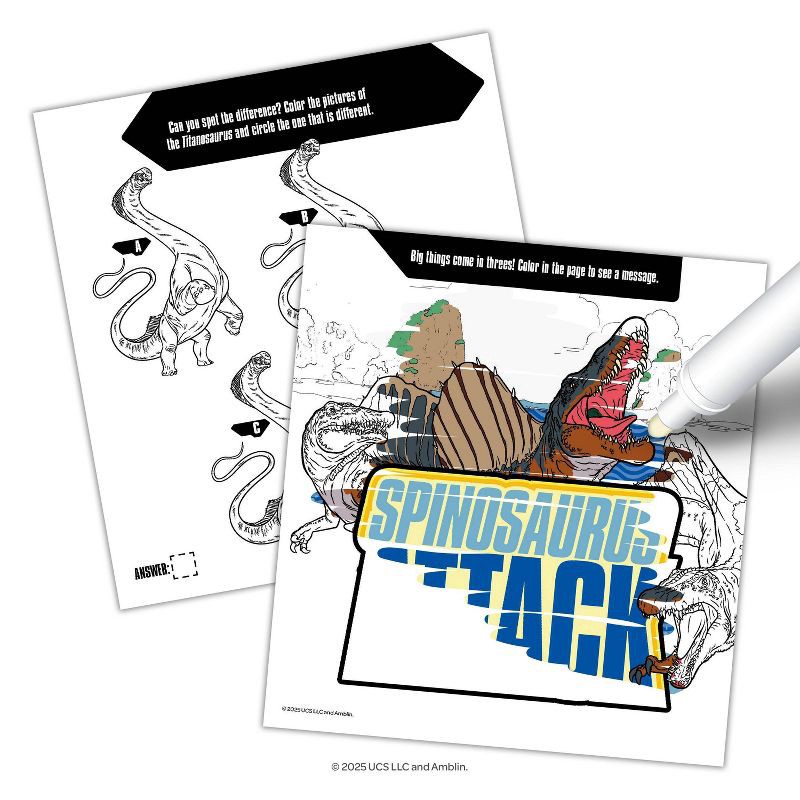 slide 3 of 5, Bendon Jurassic World Rebirth Imagine Ink Book, 1 ct