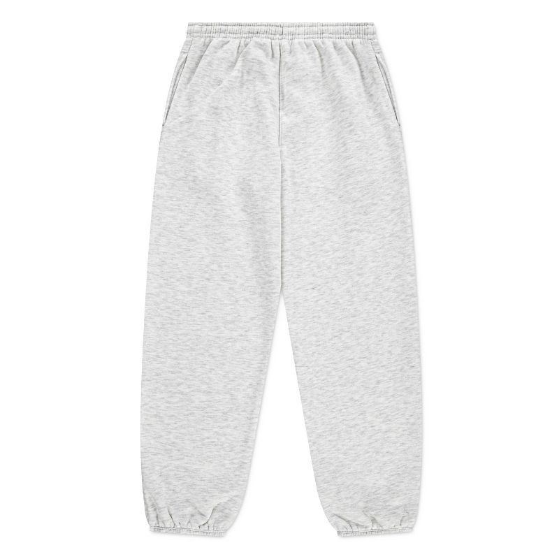 slide 5 of 5, Converse® Girls' Fleece Jogger Pants - Heather Gray XL, 1 ct
