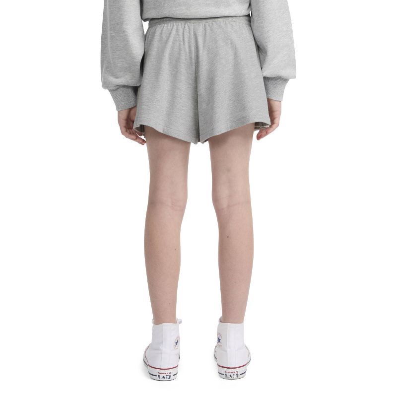slide 2 of 4, Converse® Girls' French Terry Skort - Heather Gray M, 1 ct