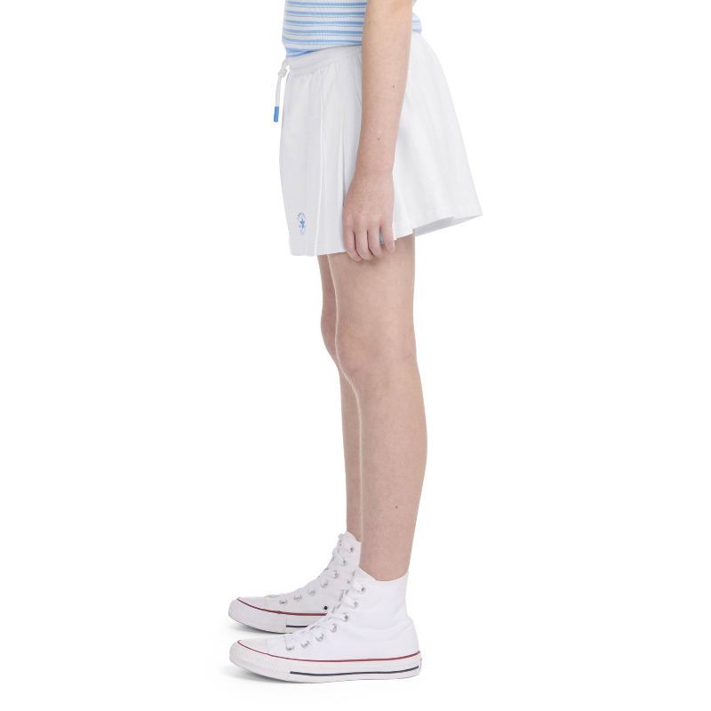 slide 3 of 4, Converse® Girls' French Terry Skort - White M, 1 ct
