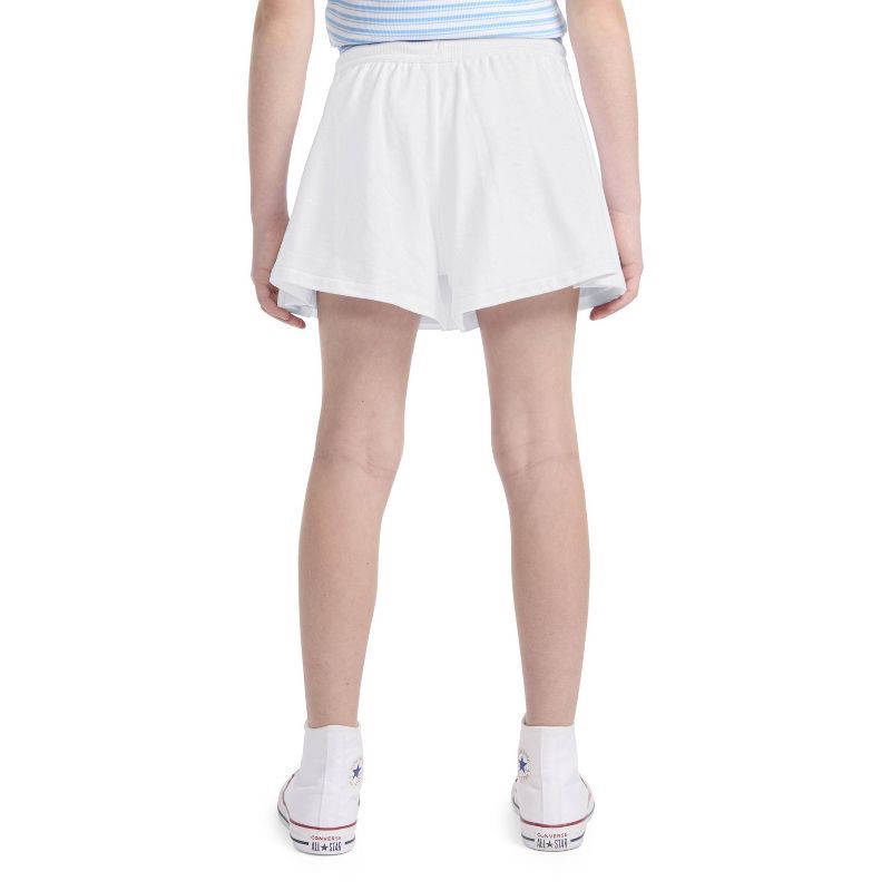 slide 2 of 4, Converse® Girls' French Terry Skort - White M, 1 ct