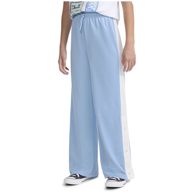 slide 3 of 4, Converse® Girls' Track Pants - Light Blue L, 1 ct