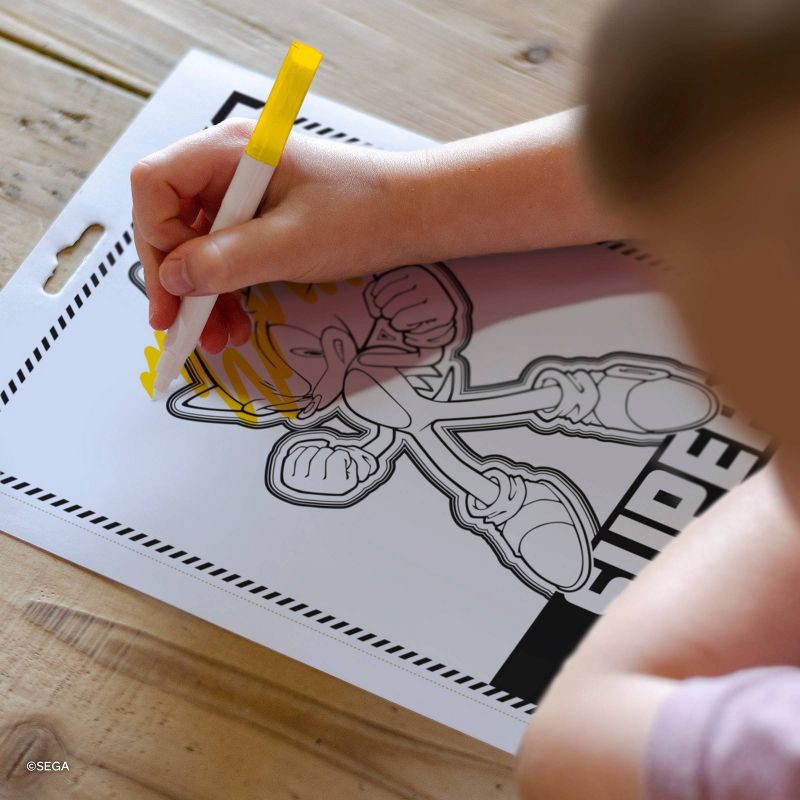 slide 5 of 5, Bendon Sonic the Hedgehog Imagine Ink COLOR! Book, 1 ct