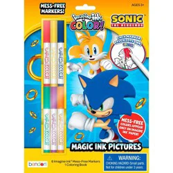 Bendon Sonic the Hedgehog Imagine Ink COLOR! Book