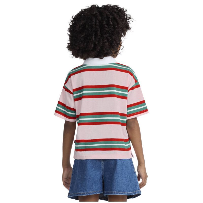 slide 2 of 3, Levi's® Girls' Short Sleeve Polo Shirt S, 1 ct