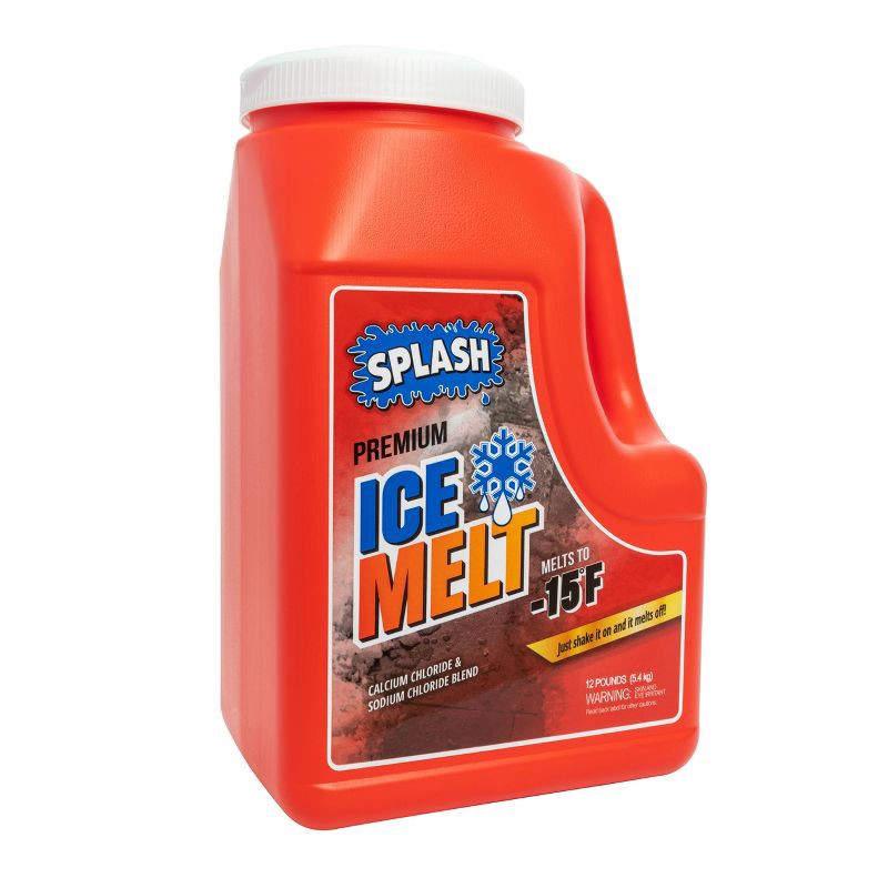 slide 2 of 3, SPLASH Heatwave 15F Premium Ice Melt Jug 12lb, 12 lb