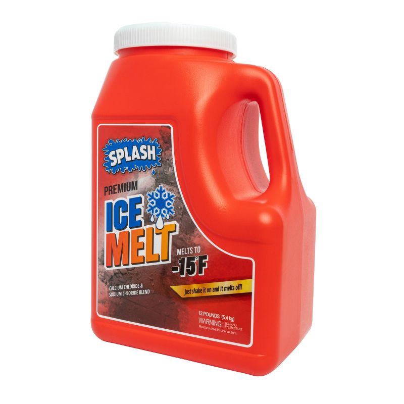 slide 3 of 3, SPLASH Heatwave 15F Premium Ice Melt Jug 12lb, 12 lb
