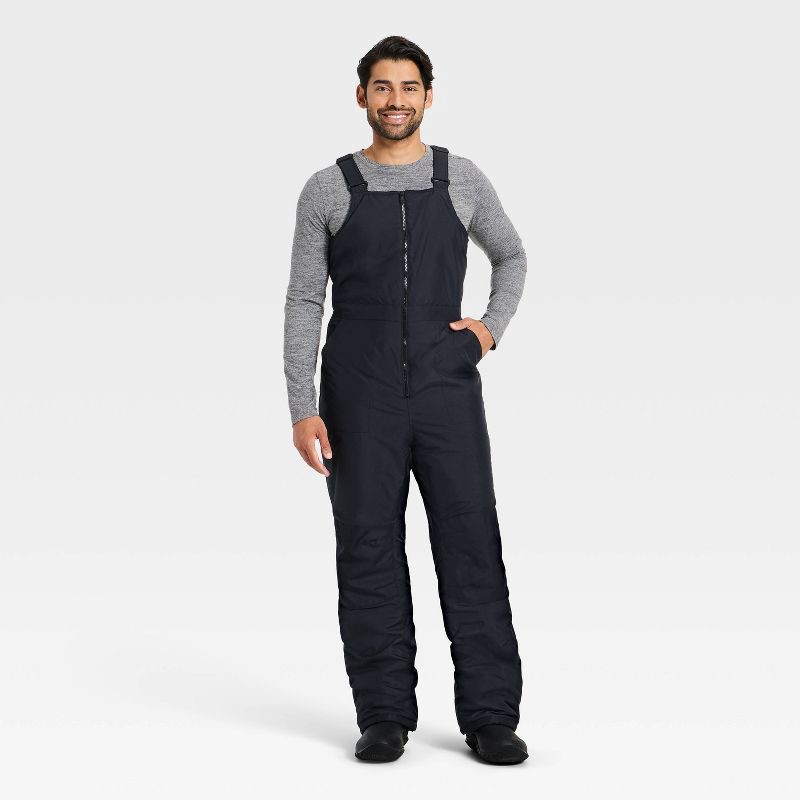 slide 1 of 3, Men's Snow Bib Pants - All In Motion™ Black XL, 1 ct