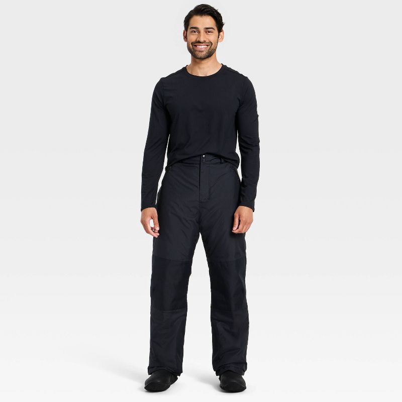 slide 3 of 3, Men's Snow Pants - All In Motion™ Black M, 1 ct