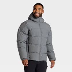 Men's Heavy Puffer Jacket - All In Motion™ Gray L