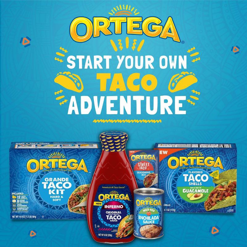 slide 6 of 8, Ortega Inferno Hot Taco Sauce - 8oz, 8 oz