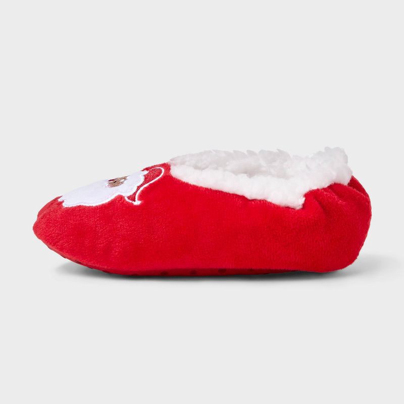 slide 2 of 5, Carter's Just One You® Toddler Santa Slipper Socks - Red 4T-5T, 1 ct