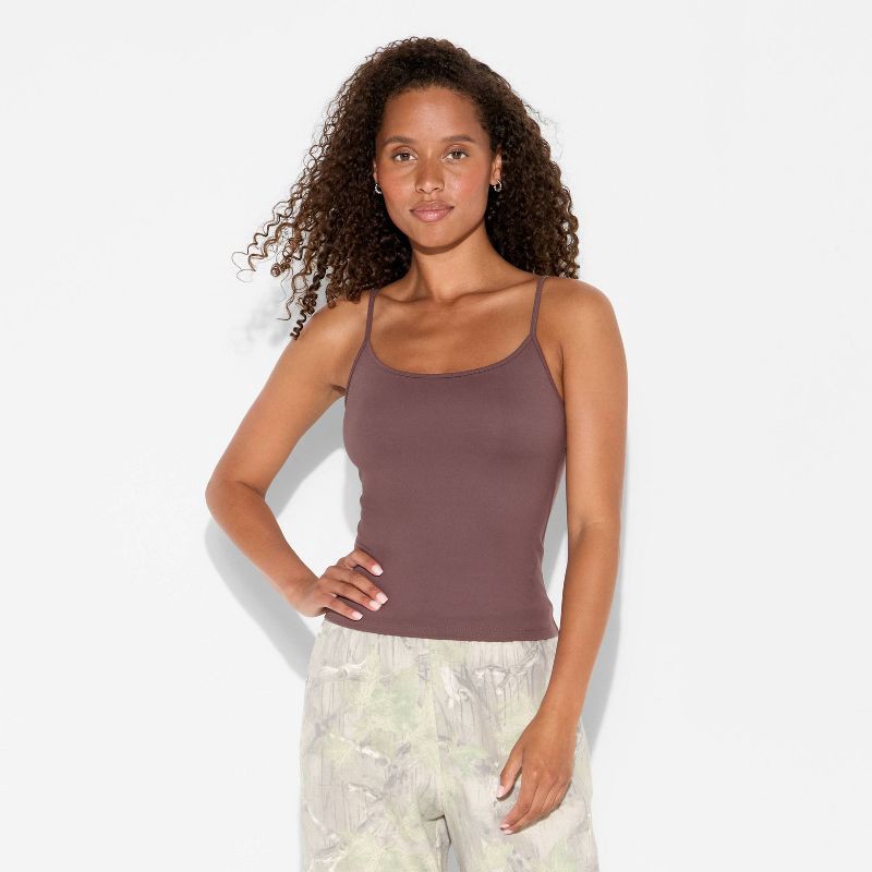 slide 2 of 4, Women's ButterBliss Camisole - Wild Fable™ Brown XL, 1 ct