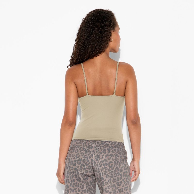 slide 4 of 4, Women's Scoopneck ButterBliss Camisole - Wild Fable™ Dark Taupe XL, 1 ct