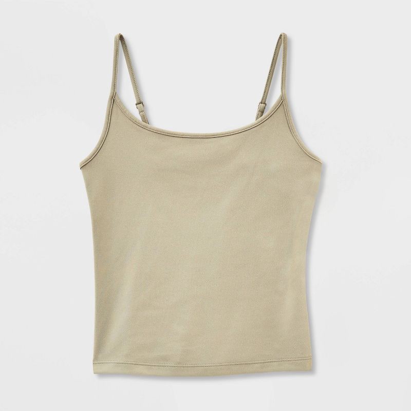 slide 3 of 4, Women's Scoopneck ButterBliss Camisole - Wild Fable™ Dark Taupe XL, 1 ct