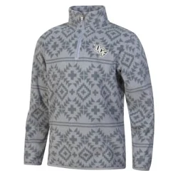 NCAA UCF Knights Boys' 1/4 Zipped Pullover Shirt - M