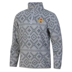 NCAA Iowa State Cyclones Boys' 1/4 Zipped Pullover Shirt - XS
